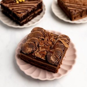 Chocolate Mousse Cake - Slices